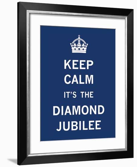 Keep Calm Diamond Jubilee I-The Vintage Collection-Framed Giclee Print