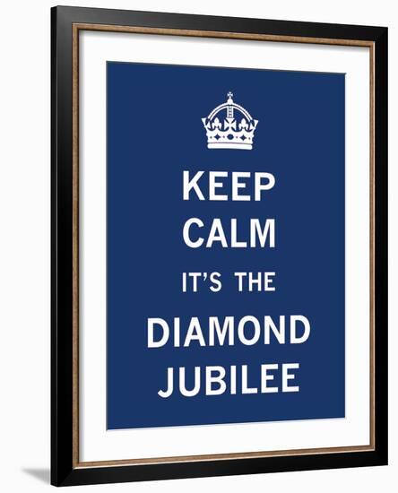 Keep Calm Diamond Jubilee I-The Vintage Collection-Framed Giclee Print