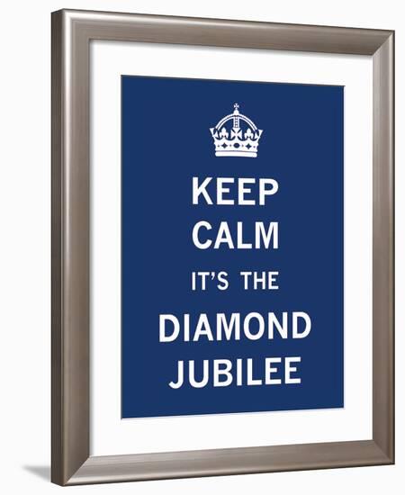 Keep Calm Diamond Jubilee I-The Vintage Collection-Framed Giclee Print