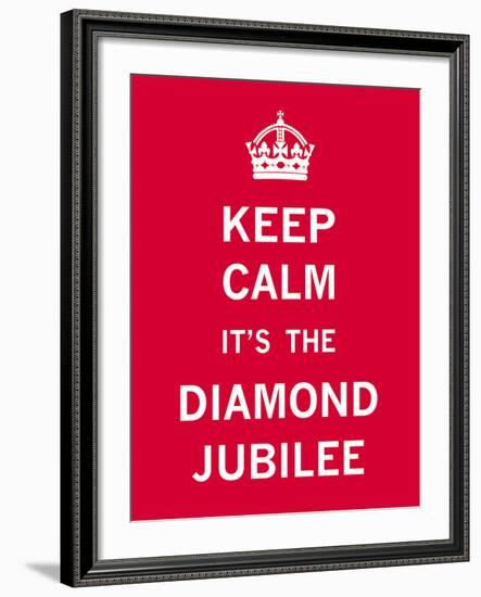 Keep Calm Diamond Jubilee II-The Vintage Collection-Framed Giclee Print