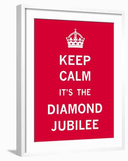 Keep Calm Diamond Jubilee II-The Vintage Collection-Framed Giclee Print