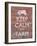 Keep Calm & Farm II-Alonzo Saunders-Framed Art Print