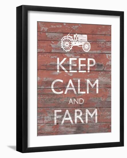 Keep Calm & Farm II-Alonzo Saunders-Framed Art Print