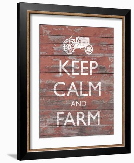 Keep Calm & Farm II-Alonzo Saunders-Framed Art Print