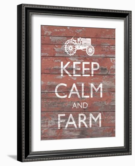 Keep Calm & Farm II-Alonzo Saunders-Framed Art Print