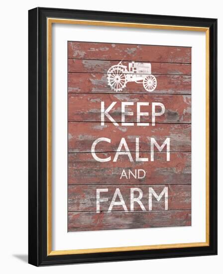 Keep Calm & Farm II-Alonzo Saunders-Framed Art Print