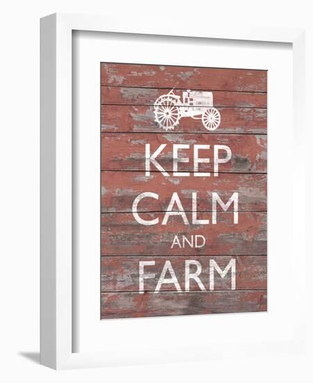 Keep Calm & Farm II-Alonzo Saunders-Framed Premium Giclee Print