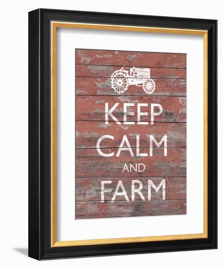 Keep Calm & Farm II-Alonzo Saunders-Framed Premium Giclee Print