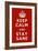 Keep Calm IV-Mindy Sommers-Framed Giclee Print