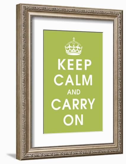 Keep Calm (kiwi)-Vintage Reproduction-Framed Art Print