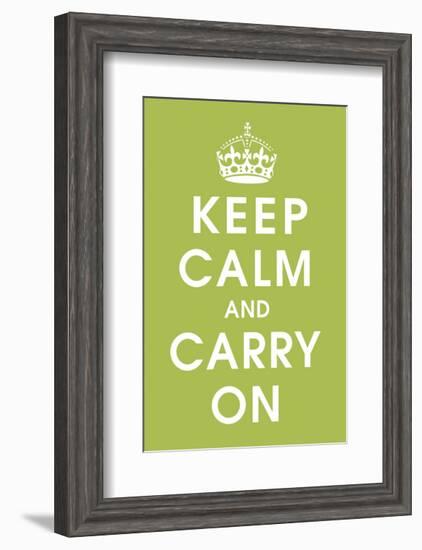 Keep Calm (kiwi)-Vintage Reproduction-Framed Art Print