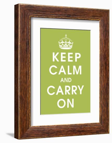 Keep Calm (kiwi)-Vintage Reproduction-Framed Art Print