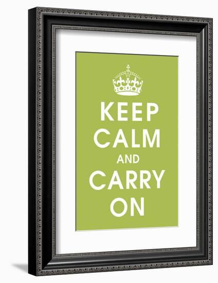 Keep Calm (kiwi)-Vintage Reproduction-Framed Art Print