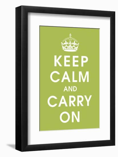 Keep Calm (kiwi)-Vintage Reproduction-Framed Art Print