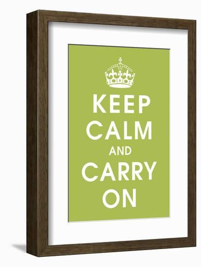 Keep Calm (kiwi)-Vintage Reproduction-Framed Art Print