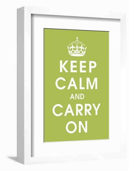 Keep Calm (kiwi)-Vintage Reproduction-Framed Art Print