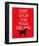 Keep Calm (Labrador)-Ginger Oliphant-Framed Art Print