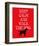 Keep Calm (Labrador)-Ginger Oliphant-Framed Art Print