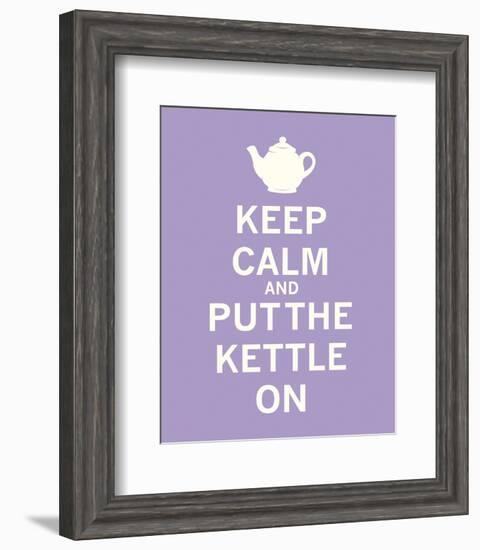 Keep Calm, Lavender Tea-The Vintage Collection-Framed Art Print