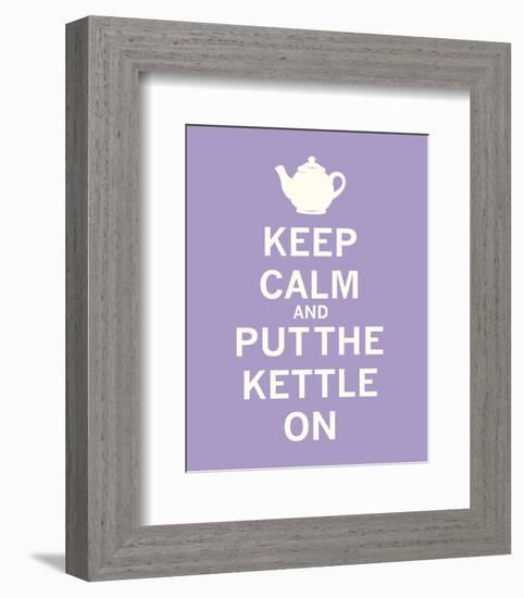 Keep Calm, Lavender Tea-The Vintage Collection-Framed Art Print