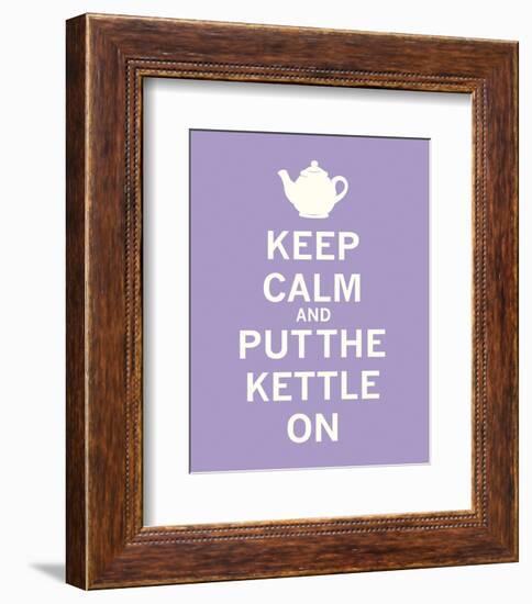 Keep Calm, Lavender Tea-The Vintage Collection-Framed Art Print