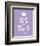 Keep Calm, Lavender Tea-The Vintage Collection-Framed Art Print