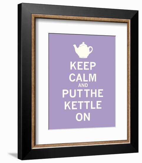 Keep Calm, Lavender Tea-The Vintage Collection-Framed Art Print