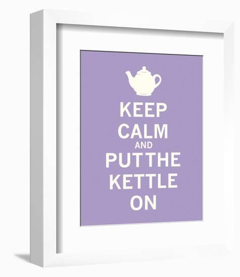 Keep Calm, Lavender Tea-The Vintage Collection-Framed Art Print