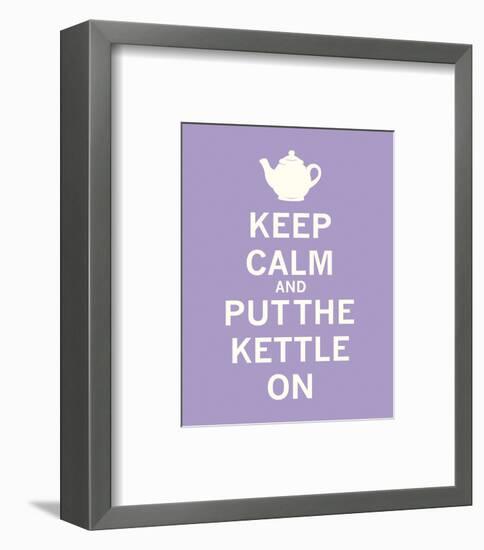 Keep Calm, Lavender Tea-The Vintage Collection-Framed Art Print