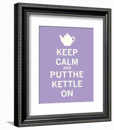 Keep Calm, Lavender Tea-The Vintage Collection-Framed Art Print