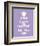 Keep Calm, Lavender Tea-The Vintage Collection-Framed Art Print