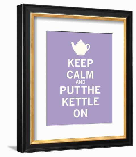 Keep Calm, Lavender Tea-The Vintage Collection-Framed Art Print