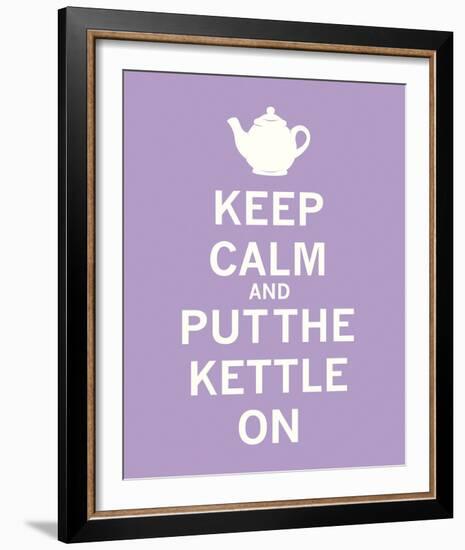 Keep Calm, Lavender Tea-The Vintage Collection-Framed Giclee Print