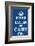 Keep Calm (navy)-null-Framed Giclee Print