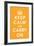 Keep Calm (orange)-null-Framed Giclee Print