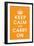 Keep Calm (orange)-null-Framed Art Print