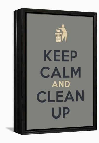 Keep Calm Poster-MishaAbesadze-Framed Stretched Canvas