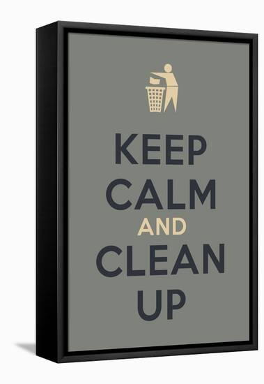 Keep Calm Poster-MishaAbesadze-Framed Stretched Canvas