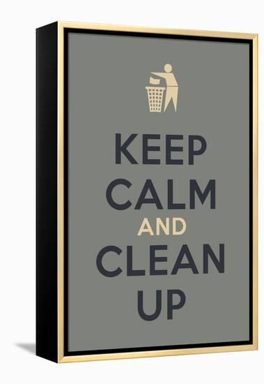 Keep Calm Poster-MishaAbesadze-Framed Stretched Canvas