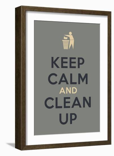 Keep Calm Poster-MishaAbesadze-Framed Premium Giclee Print