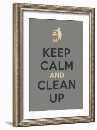 Keep Calm Poster-MishaAbesadze-Framed Art Print