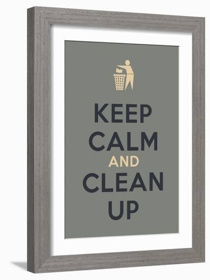 Keep Calm Poster-MishaAbesadze-Framed Art Print