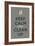 Keep Calm Poster-MishaAbesadze-Framed Art Print