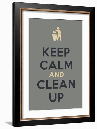 Keep Calm Poster-MishaAbesadze-Framed Art Print