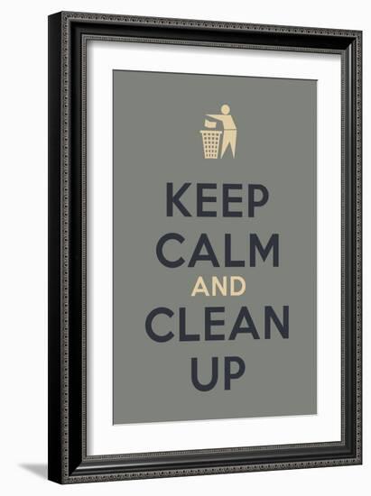 Keep Calm Poster-MishaAbesadze-Framed Art Print