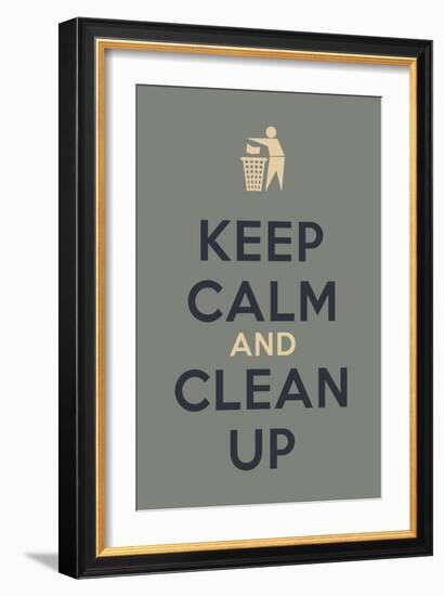 Keep Calm Poster-MishaAbesadze-Framed Art Print