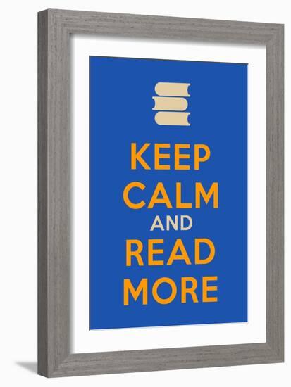 Keep Calm Poster-MishaAbesadze-Framed Art Print