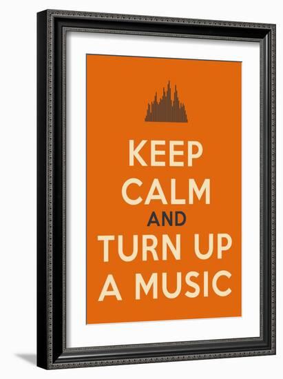 Keep Calm Poster-MishaAbesadze-Framed Art Print