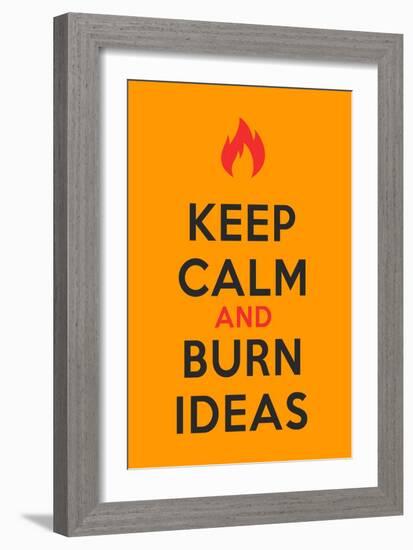 Keep Calm Poster-MishaAbesadze-Framed Art Print