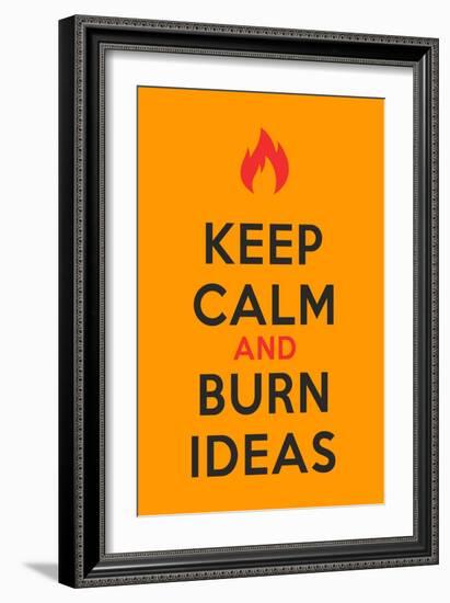 Keep Calm Poster-MishaAbesadze-Framed Art Print